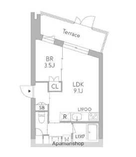 東京都杉並区上荻2丁目【マンション】の間取り