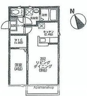 東京都杉並区成田西1丁目【アパート】の間取り