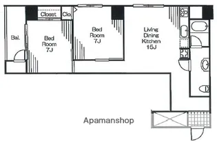 東京都武蔵野市吉祥寺南町1丁目【マンション】の間取り