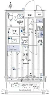 ヴァレッシア池袋シティ【3階】の間取り