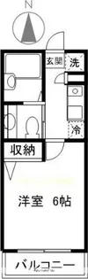 レジデンス・ド・レイーヌ【104号室】の間取り