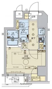 ベルグレードOM【2階】の間取り
