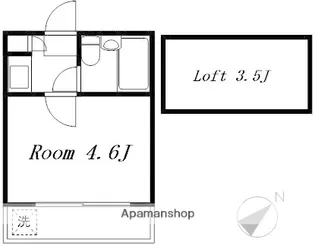 カオパレスNO8【201号室】の間取り