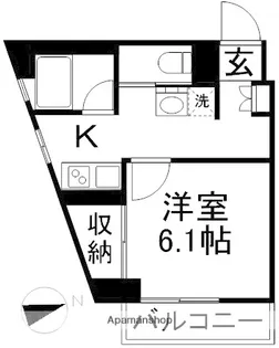 三和駒込【1階】の間取り