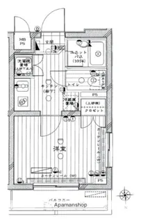 ルーブル中野坂上弐番館【2階】の間取り