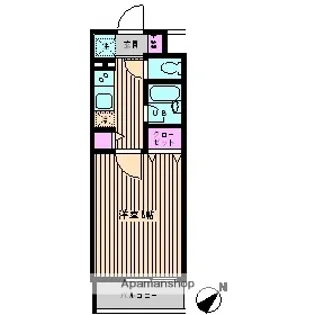 フェリーチェ高円寺【3階】の間取り