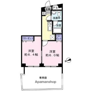 セジョリ高円寺【1階】の間取り