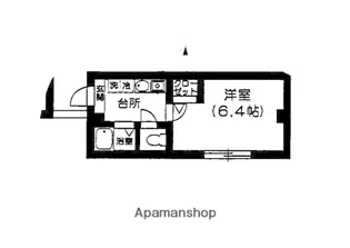 パークハイツ桃井【402号室】の間取り
