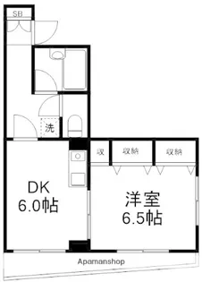 天野ビル【2階】の間取り