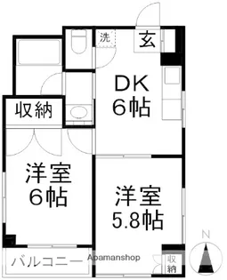 ドエールヒルズ【3階】の間取り