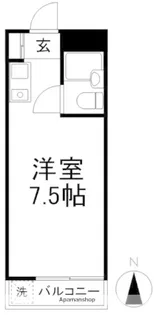 駒込K&M【4階】の間取り