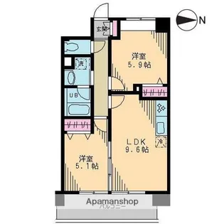 すだま【4階】の間取り