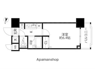 パレステュディオ目白【4階】の間取り