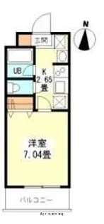 コンフォート西早稲田【1階】の間取り