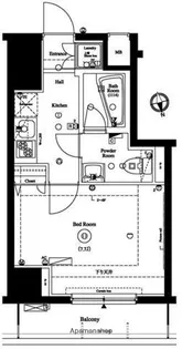 AXAS神楽坂STA.【304号室】の間取り