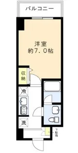 ルクレ中落合【6階】の間取り