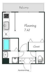 グリーンヒルNAKANO【405号室】の間取り