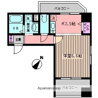 K−HOUSE【4階】の間取り
