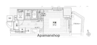 ル・リオン初台【2階】の間取り