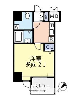グランヴァンメトロⅠ【3階】の間取り