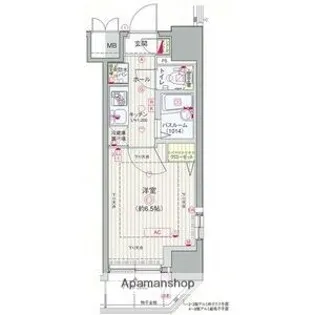 エステムコート池袋PRIME AXIA【2階】の間取り