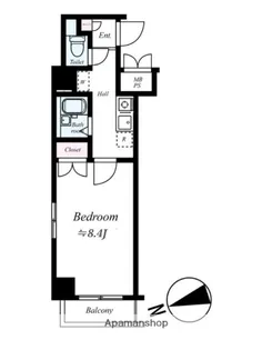 メインステージ池袋【2階】の間取り