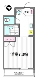 NAMSA東中野【3階】の間取り