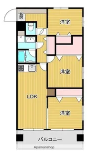 中野ハイネスコーポ【2階】の間取り