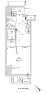 ライジングプレイス巣鴨【10階】の間取り