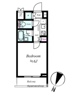ルーブル神楽坂参番館【3階】の間取り