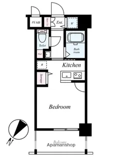 グランヴァン東池袋【2階】の間取り
