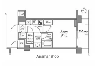 エミリブ下落合【3階】の間取り