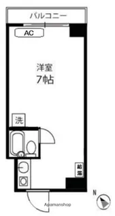 パレドール池袋【1302号室】の間取り