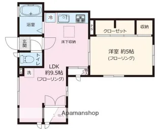 グリーンコートニューズ【1階】の間取り
