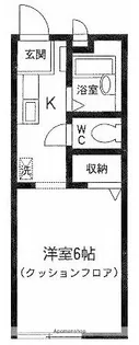 CASA VIOLAⅠ【107号室】の間取り