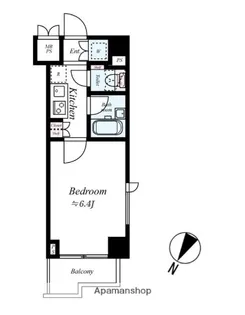 ルーブル中野沼袋【8階】の間取り