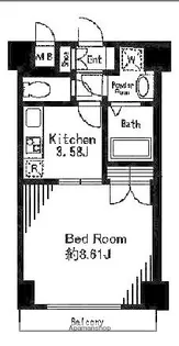 スペーシア高円寺Ⅰ【6階】の間取り