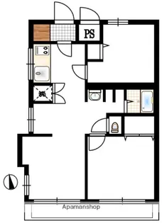 毎日落合マンション【301号室】の間取り