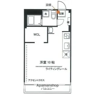 ベルクレール新宿【2階】の間取り