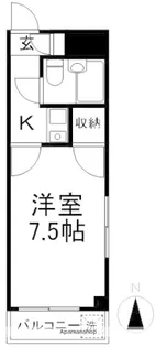カオパレス NO18【2階】の間取り