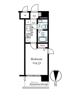 ステージグランデ新高円寺【9階】の間取り