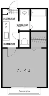 ハープトーン中野【1階】の間取り