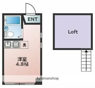 アーバンプレイス中野新橋【2階】の間取り