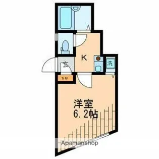 ヘリオス378浜田山【102号室号室】の間取り