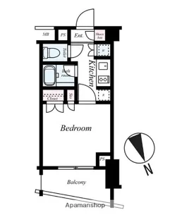 AXASXEBEC板橋EAST【4階】の間取り