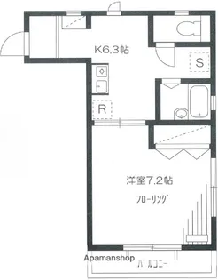 パルデンス要町【2階】の間取り