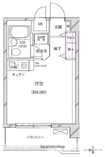 シャルマン中野坂上【4階】の間取り