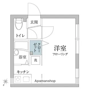 MODULOR中野新橋WEST【4階】の間取り
