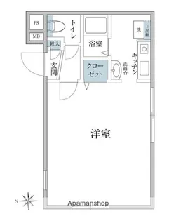 MODULOR中野新橋WEST【2階】の間取り