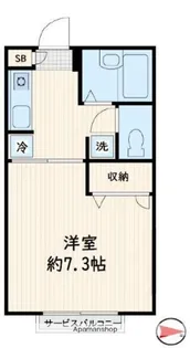 メゾンローズ【102号室】の間取り